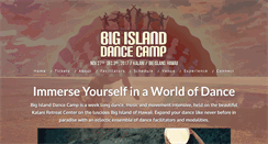 Desktop Screenshot of bigislanddancecamp.com