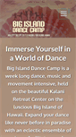 Mobile Screenshot of bigislanddancecamp.com